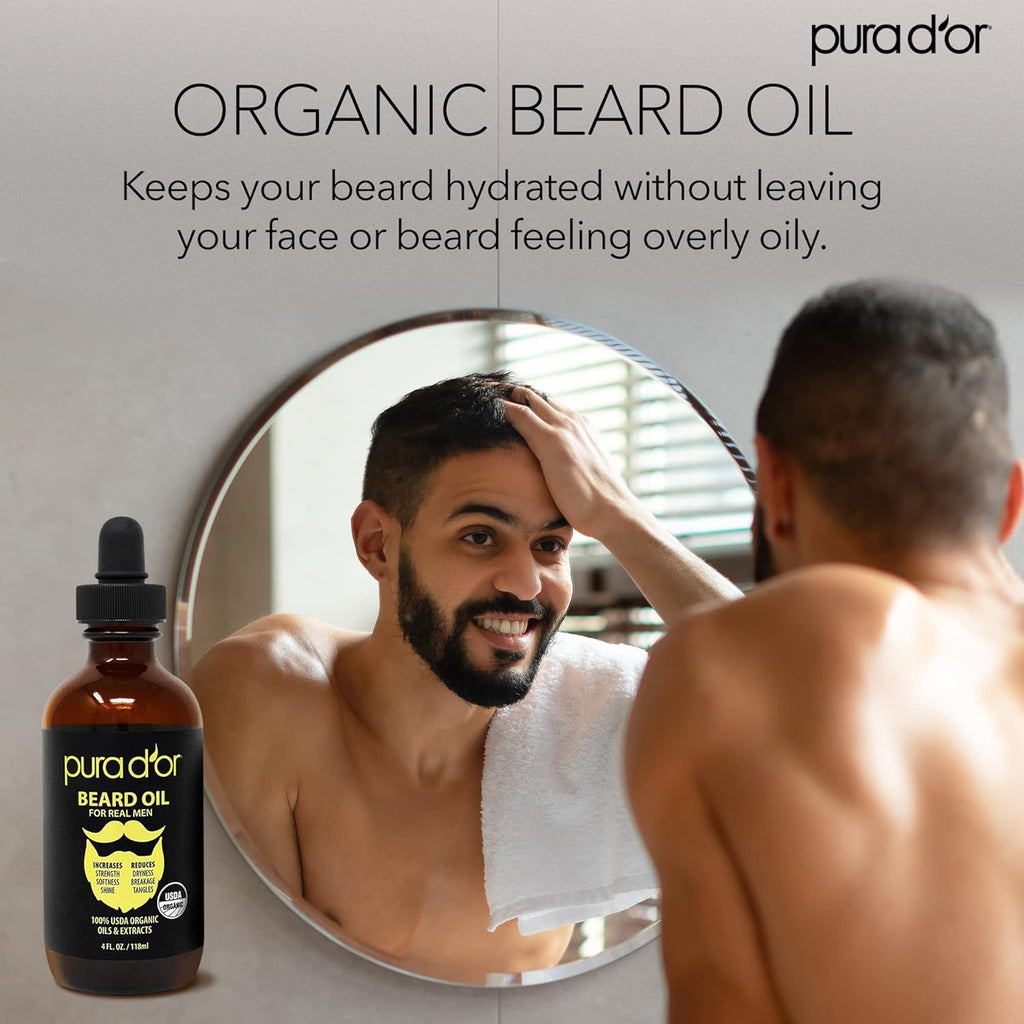4 Oz Organic Beard Oil T57155