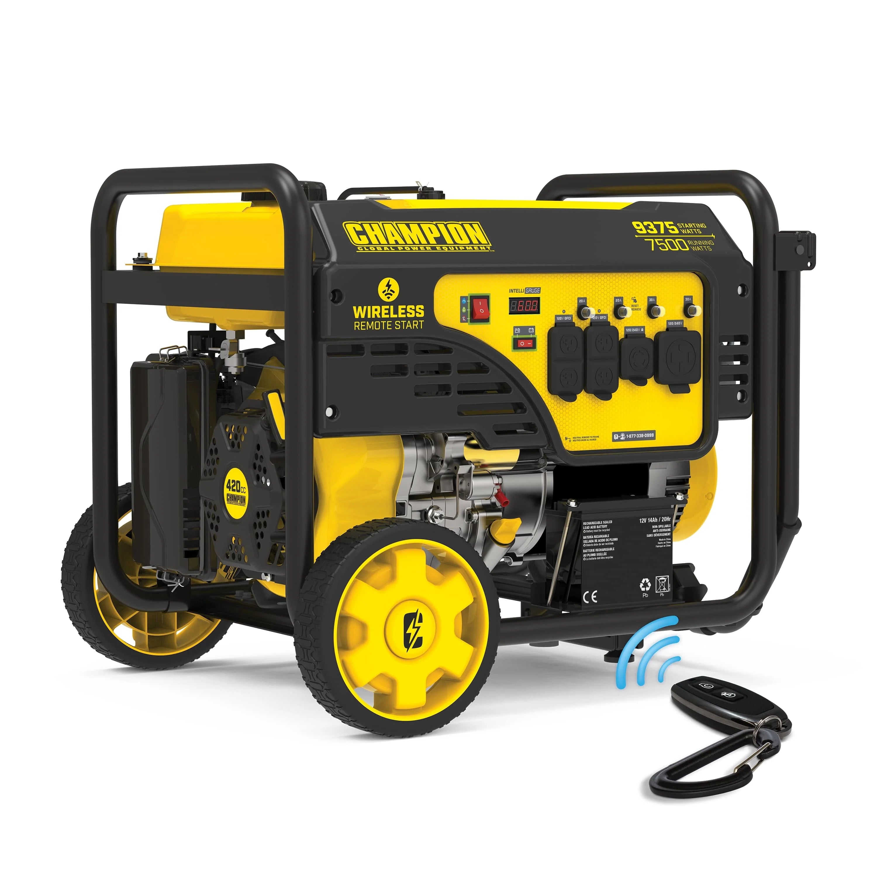 Portable Generator with Wireless Remote Start V161