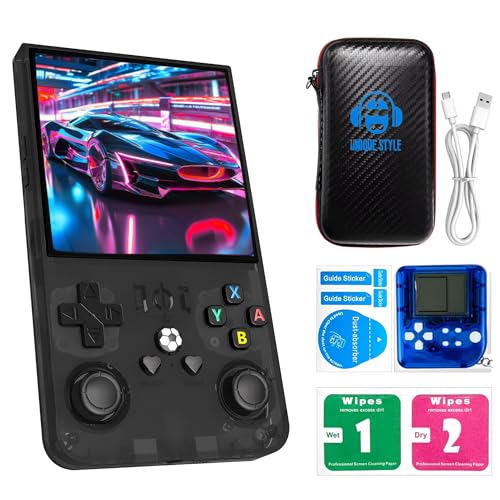 Black 64GB MAX Retro Handheld Game Console H727167
