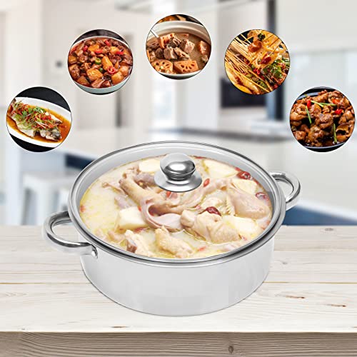 5-Tier Stainless Steel Steamer Set with Vented Glass Lid T309