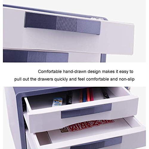 Brown 5-Layer File Cabinet with Lock N970632