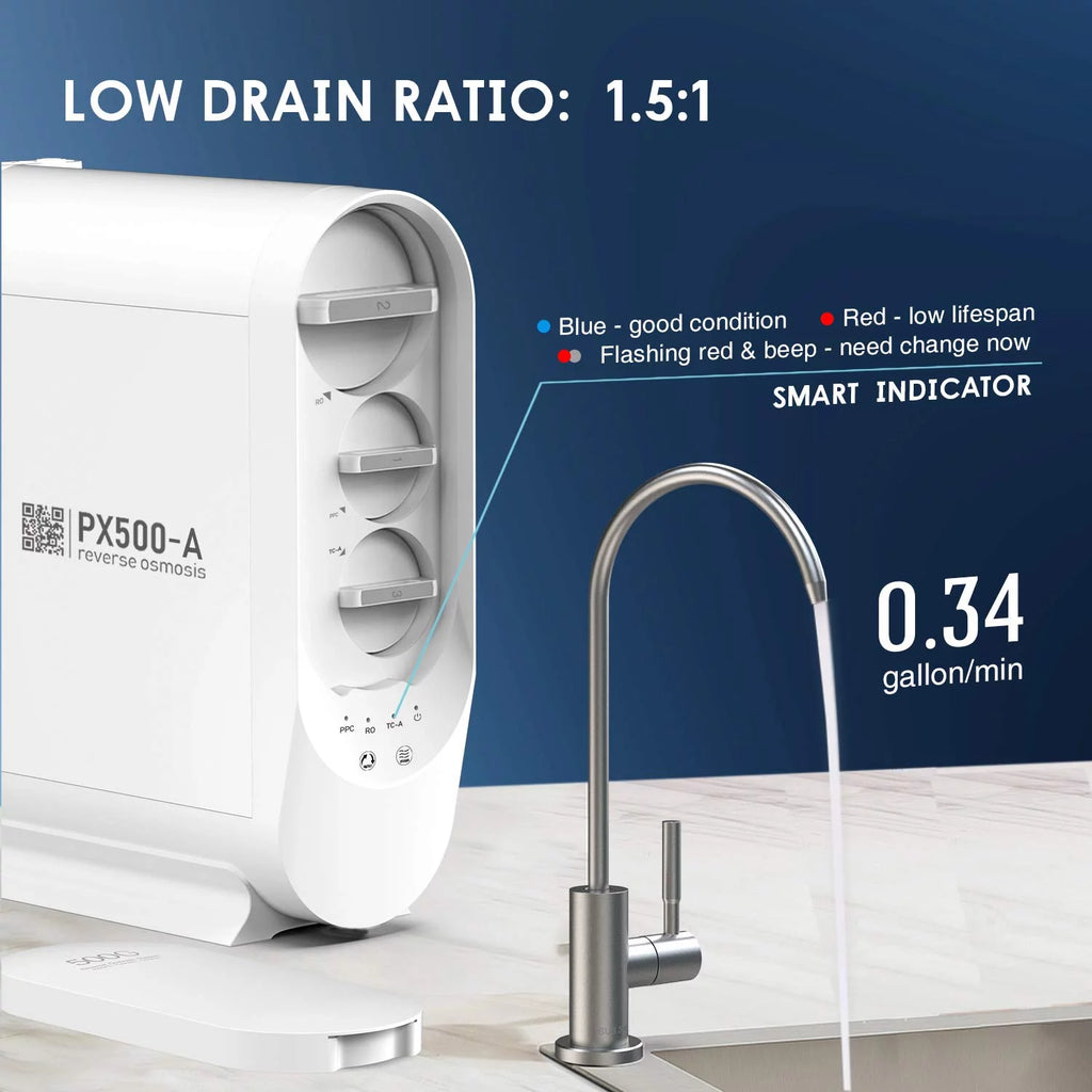Under Sink Alkaline RO Tankless Water Filtration System P61163