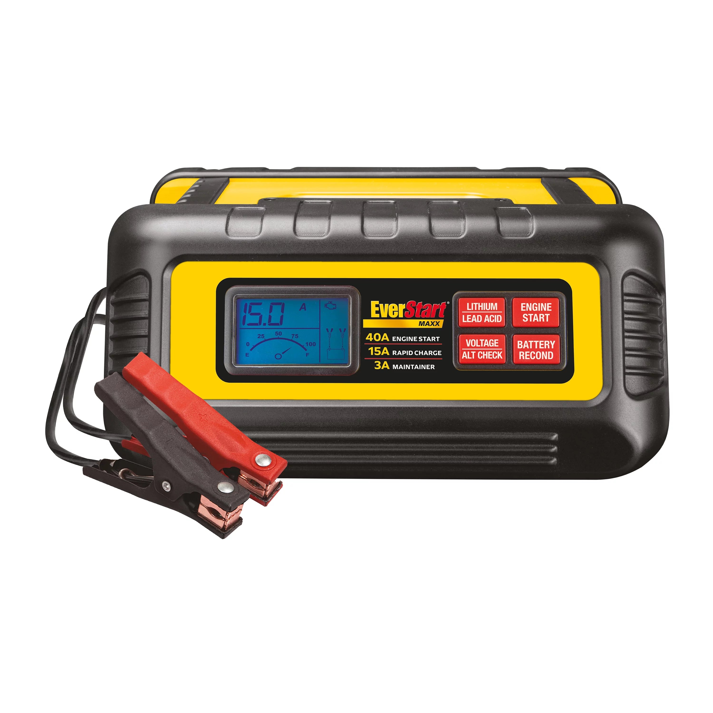 15 Amp Battery Charger and Maintainer with 40 Amp Engine Start P6963