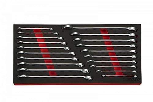 159 pcs Metric & SAE Tool Set with 3 Drawers Carry Box I9548
