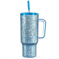 40oz Insulated Stainless Steel Tumbler with Handle and Straw D301