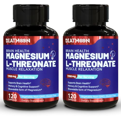 Magnesium L-Threonate Capsules, 1900mg, 120 Veg Capsules P806423