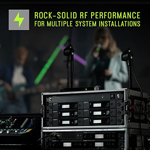 Dual Band Digital Wireless Microphone System with Handheld & Lavalier Mics L86965