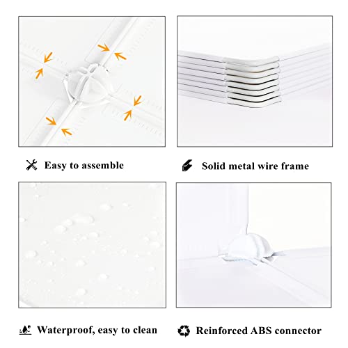 6 Cube Translucent Plastic Storage Organizer T145