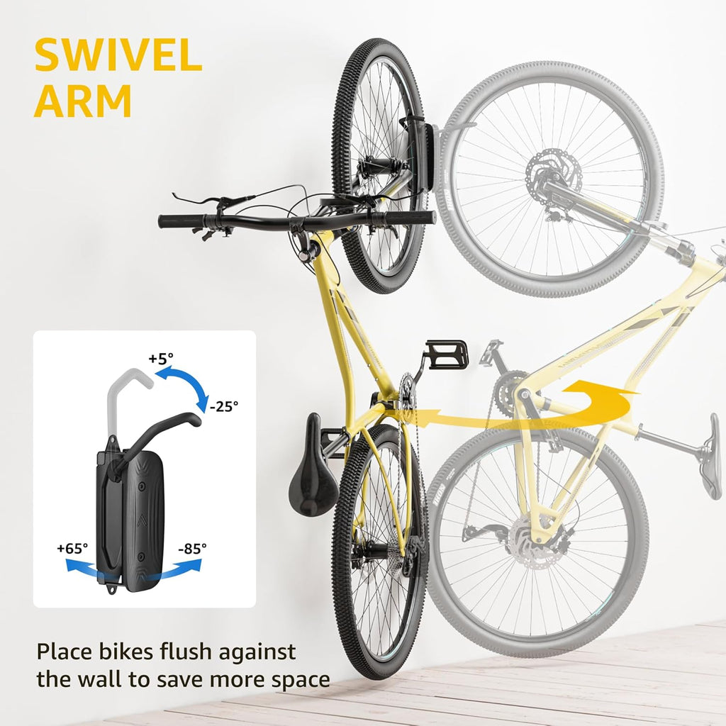 Swivel Bike Wall Mount Bike Rack Y847