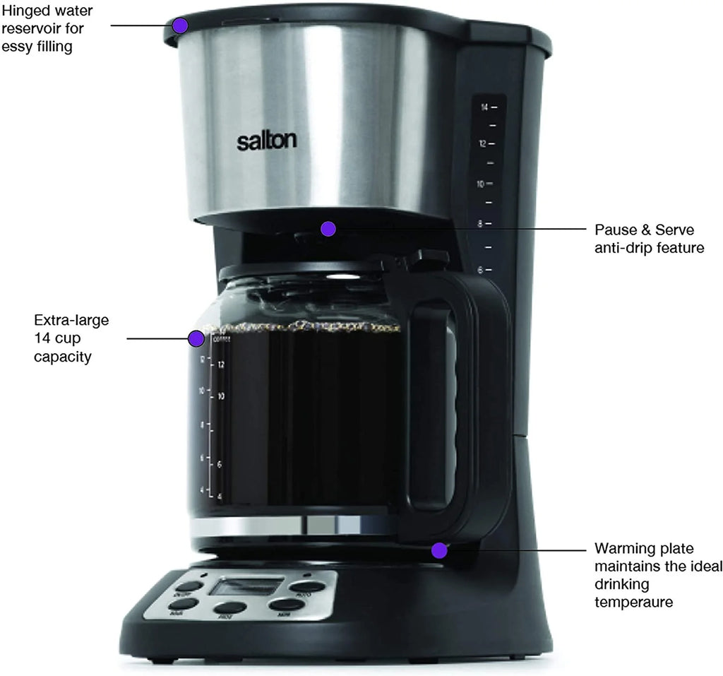 Black 14 Cup Coffee Maker N489