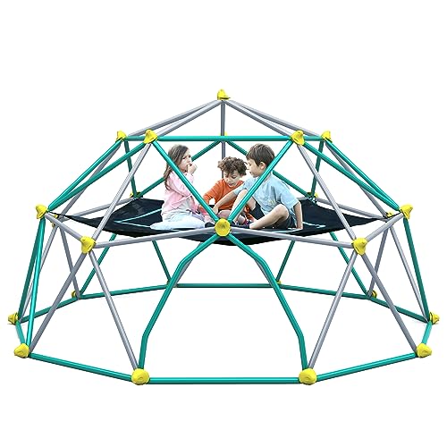 Geometric Dome Climber Play Center, Green, 13ft V158404