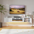 Black TV Stand with 36" Electric Fireplace Z267103