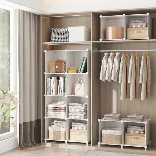 6 Cube Translucent Plastic Storage Organizer T145