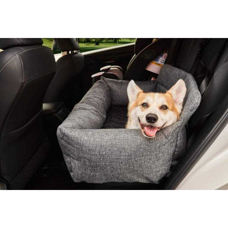 Gray Memory Foam Dog Car Bed T75325