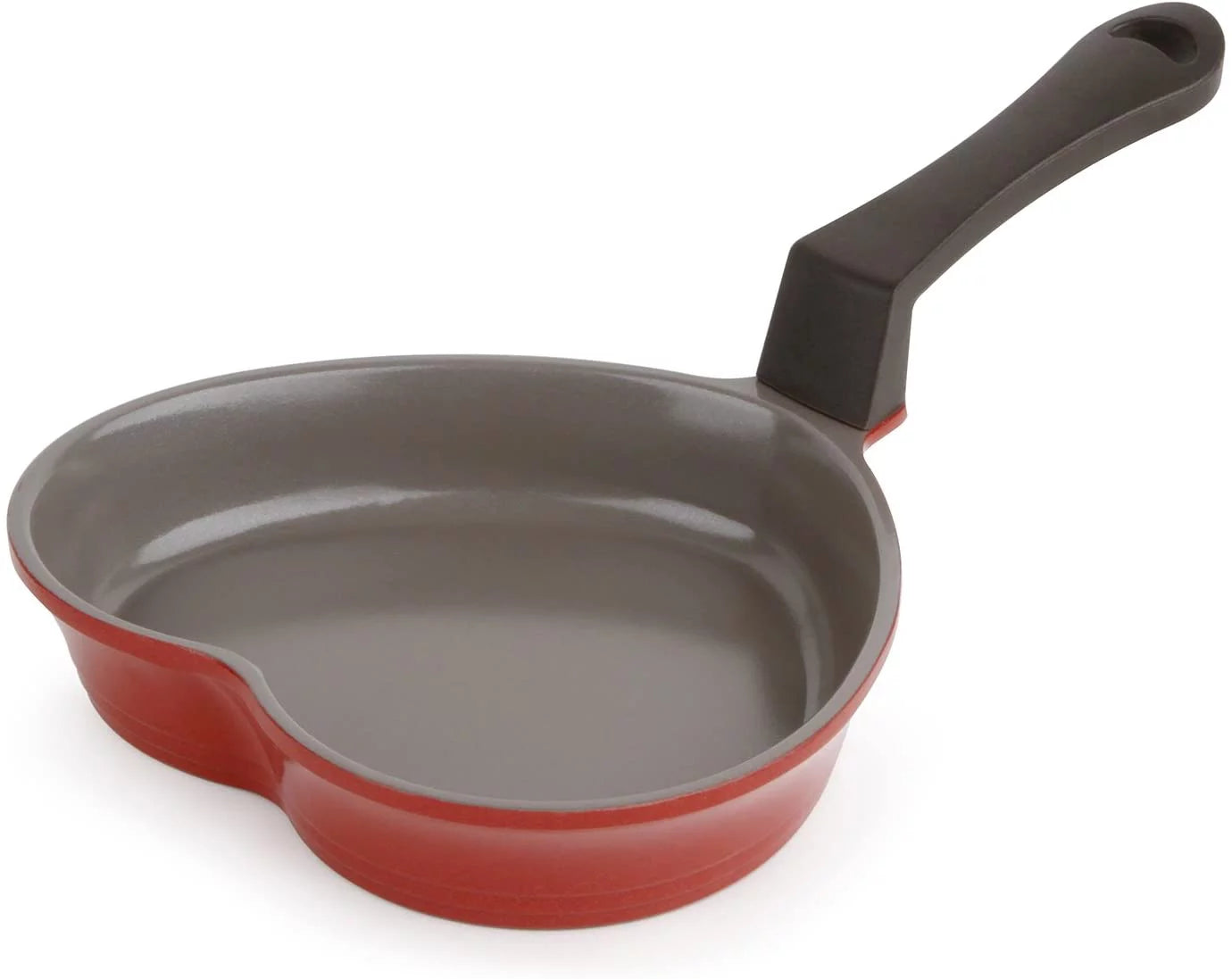 Pink & Red Ceramic Nonstick Heart-Shaped Egg Pan Set F59437