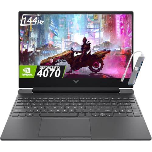 16.1" FHD 144Hz Gaming Laptop, AMD Ryzen 7, 32GB DDR5 RAM, 2TB SSD, NVIDIA GeForce RTX 4070 8GB, Win 11 Home C371784