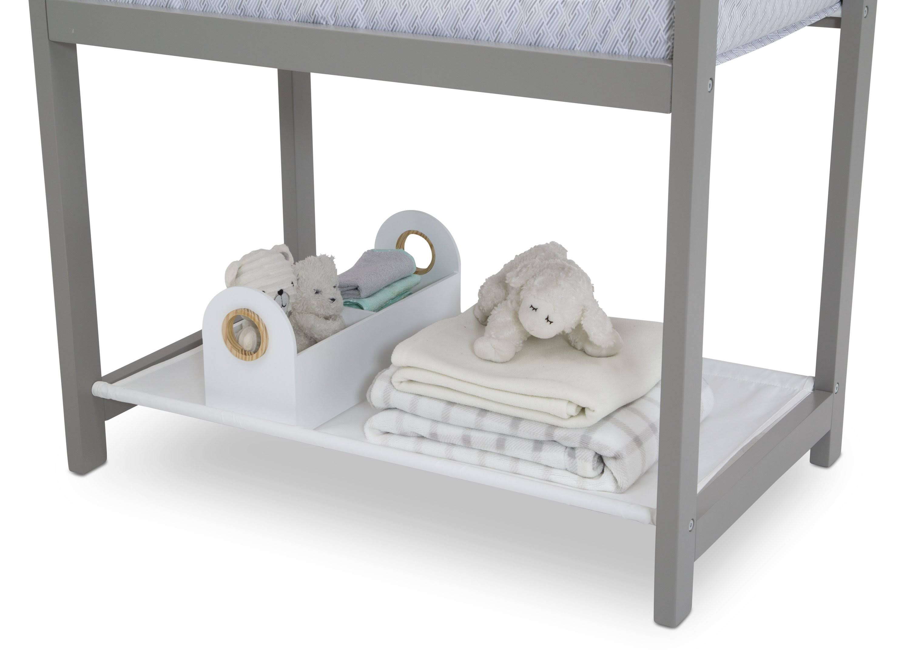Portable Wood Bassinet Sleeper Crib J1394