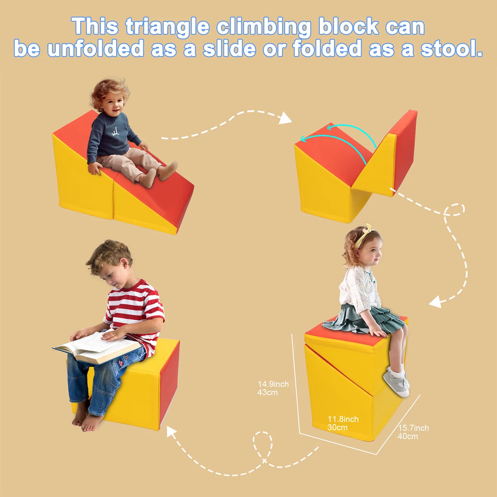 5 PCS Foam Climber Blocks for Toddlers E3958