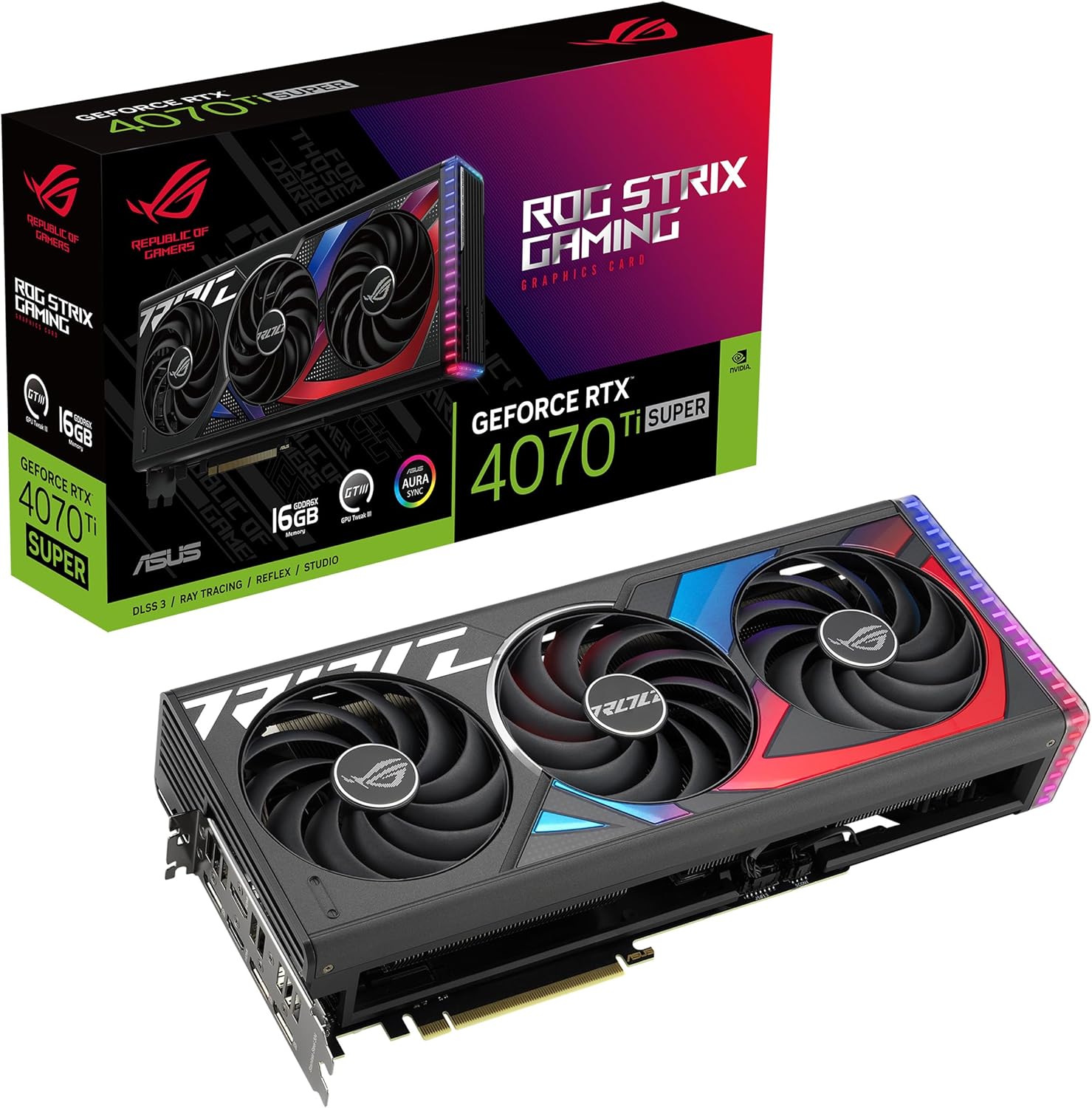 GeForce RTX 4070 Ti SUPER Gaming Graphics Card 16GB GDDR6X G393