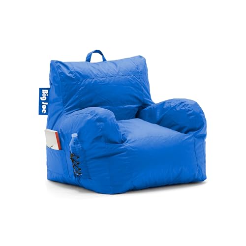 Black Durable Polyester Nylon Blend Bean Bag Chair with Drink Holder and Pocket, 3 feet X9456