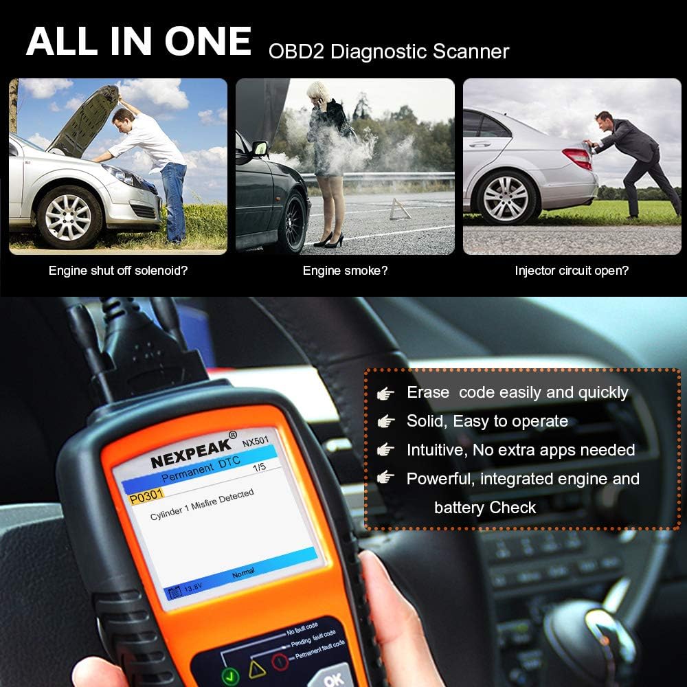OBD2 Scanner Car Diagnostic Scan Tool Pack of 2 S23362