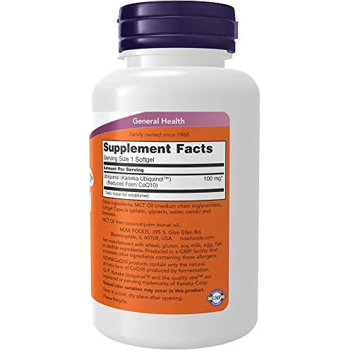 Ubiquinol 100 mg 120 Softgels D309232