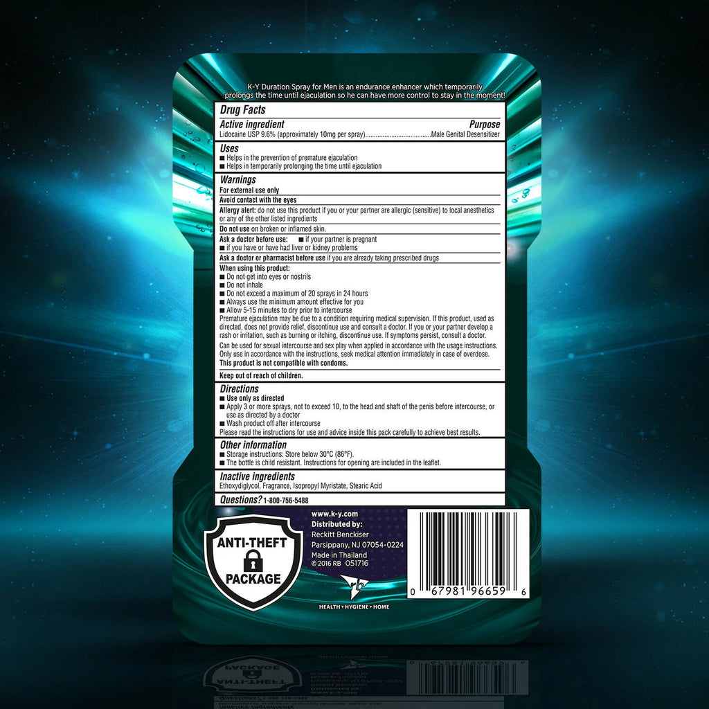 36 Pumps Male Genital Desensitizer Gel, 0.16 fl oz (Pack of 2) F41815