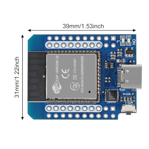 5PCS Type C D1 Mini ESP32 ESP-WROOM-32 CP2104 WLAN WiFi Bluetooth IoT Development Board M29478