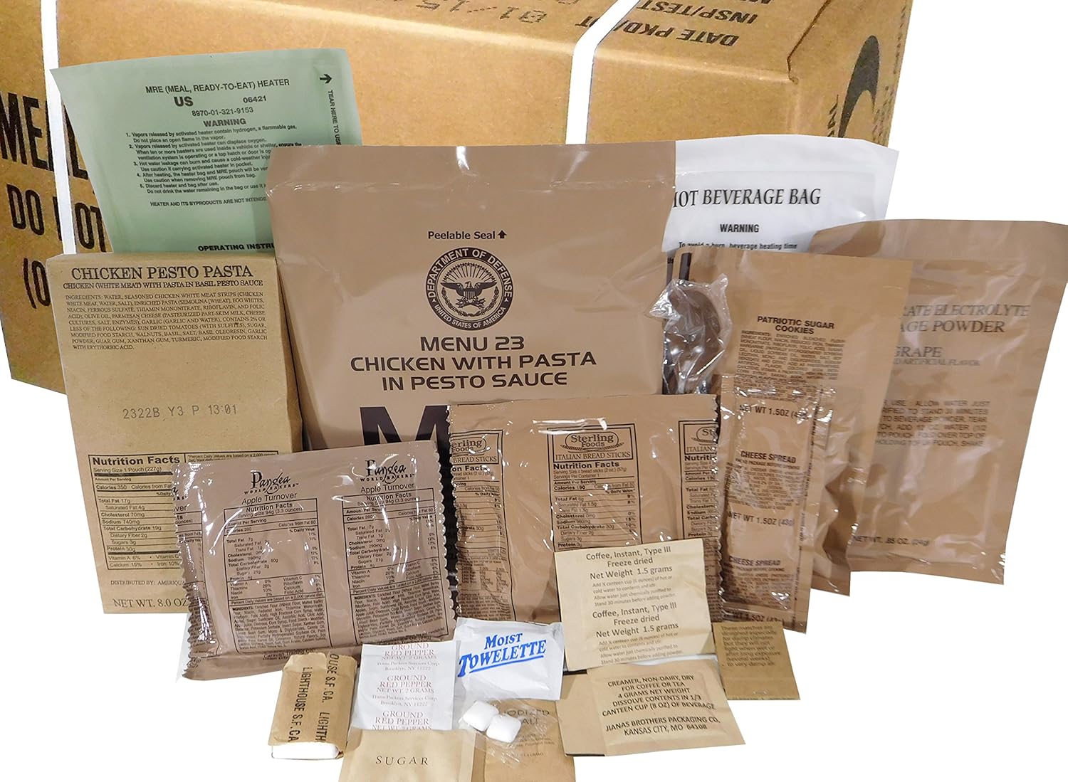 MREs Box B, U.S. Military Surplus N211388