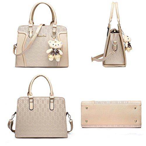 4pcs Tote Bags Shoulder Bag Top Handle Satchel Purse Set R284