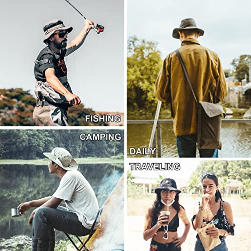 Outdoor Sun Hat with Neck Flap Wide Brim Fishing Hat G479520