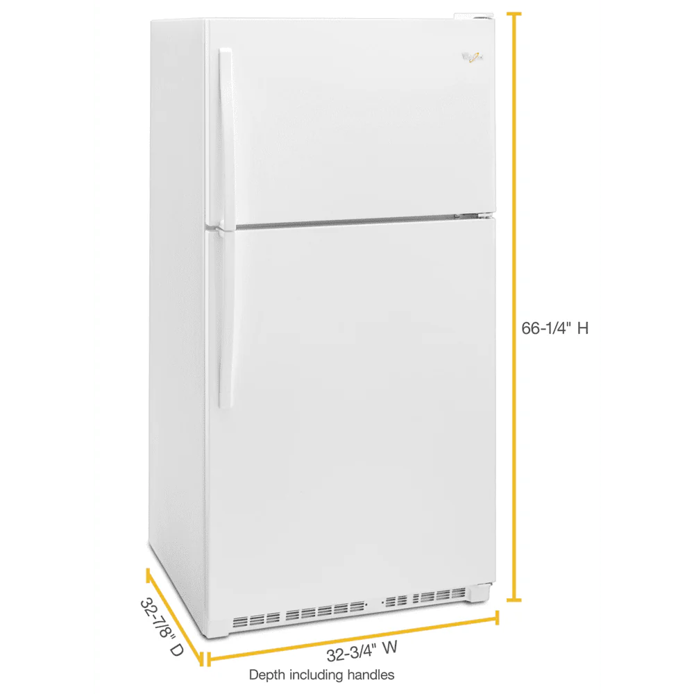 20 Cu. Ft. Stainless Top Freezer Refrigerator B163