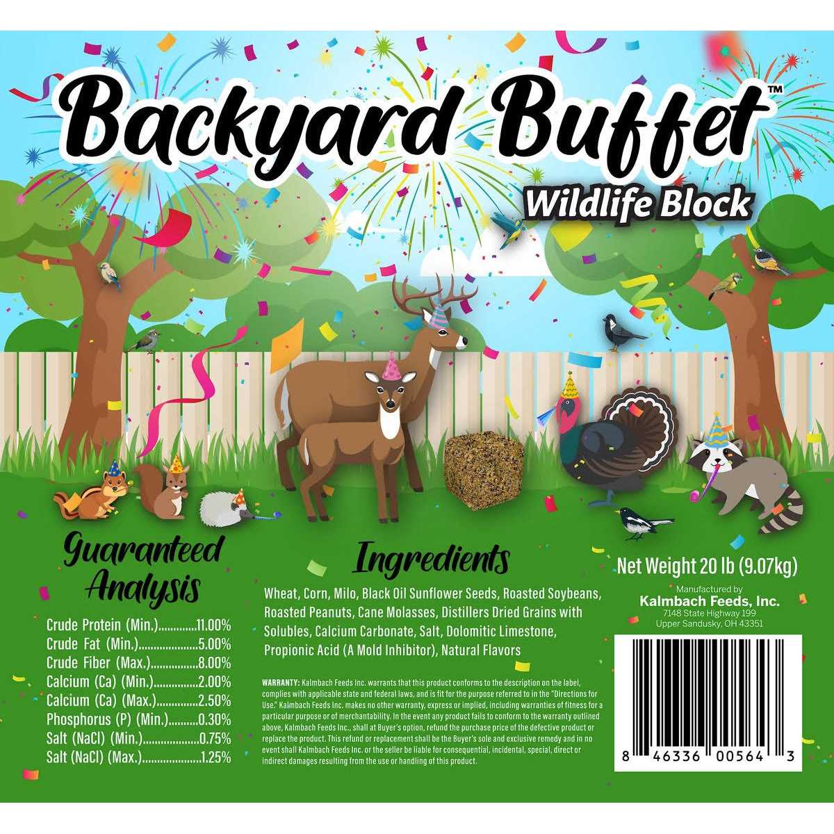 Backyard Buffet Wildlife Treat C7402