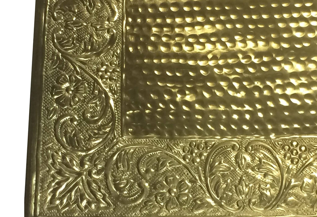 Gold Wedding Cake Stand Square 18x22 Aluminum Metal W659