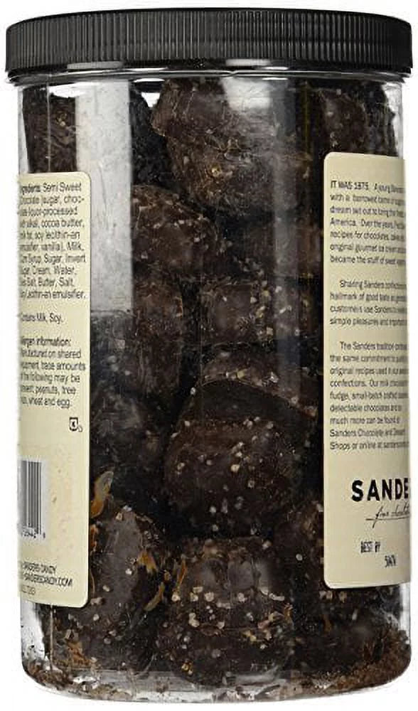 Dark Chocolate Sea Salt Caramels 36 ounces C2691