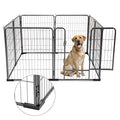 8 Panels 39 Inch Foldable Metal Dog Playpen G395