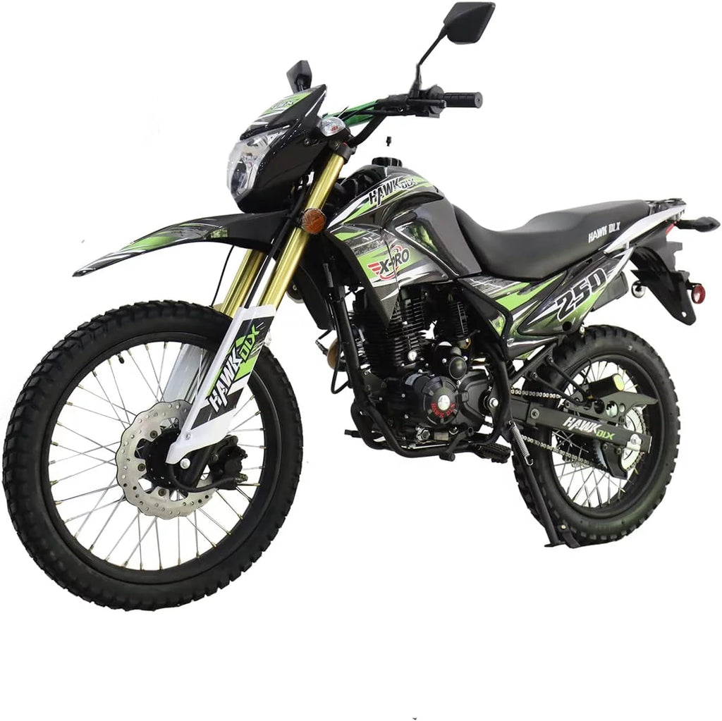 250cc Dirt Bike with 5 Manual Transmission, 21"/18" Wheels X206524