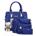 4pcs Tote Bags Shoulder Bag Top Handle Satchel Purse Set R284