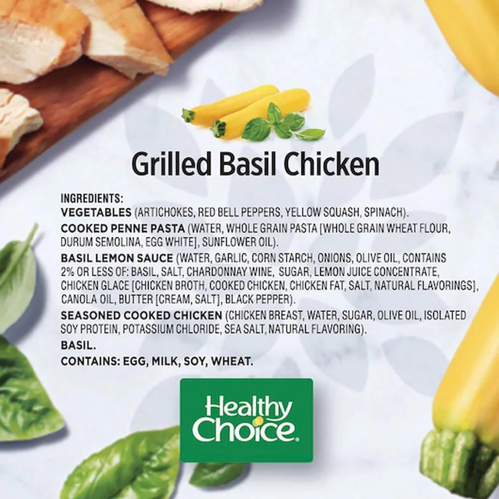 Grilled Basil Chicken, 9.9 Ounce, 8 per Case S3931