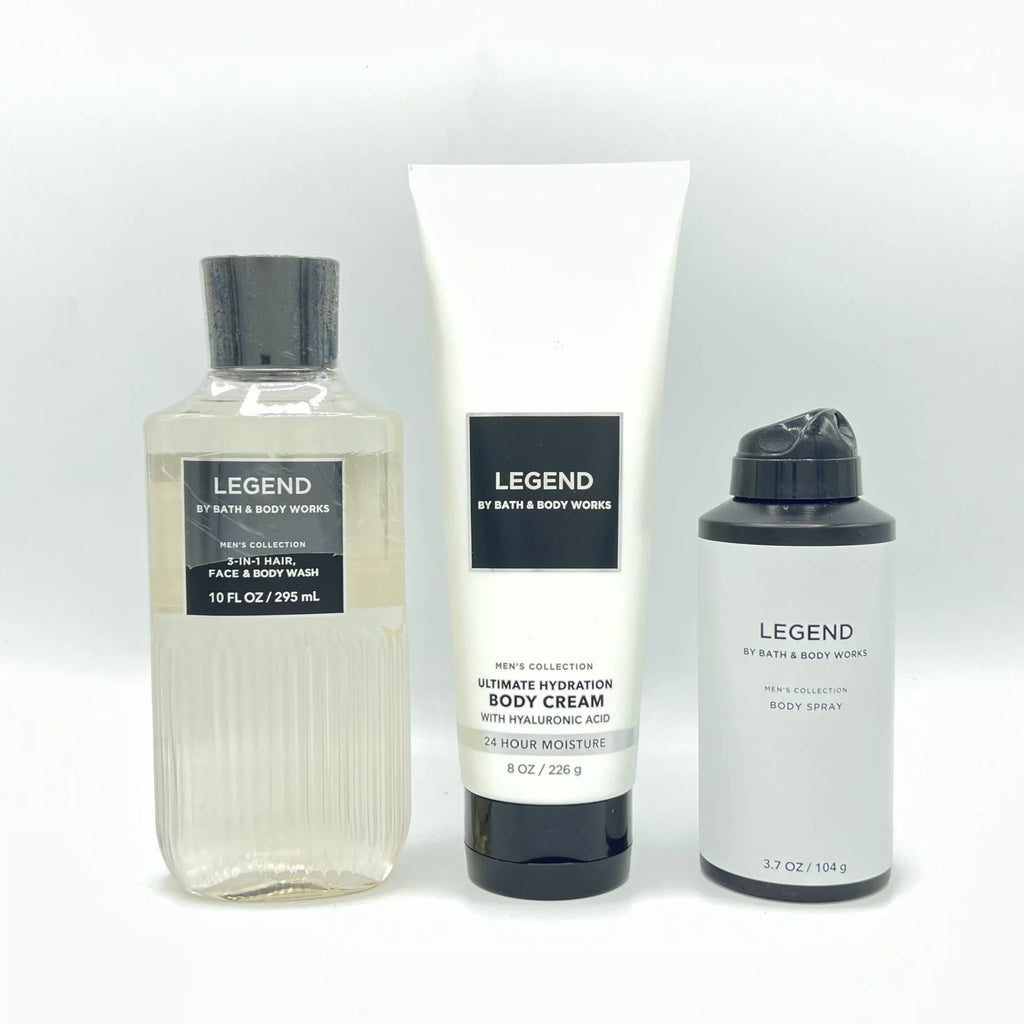 10oz Body Wash, 8oz Body Cream & 3.7oz Body Spray 3-Piece Bundle E965