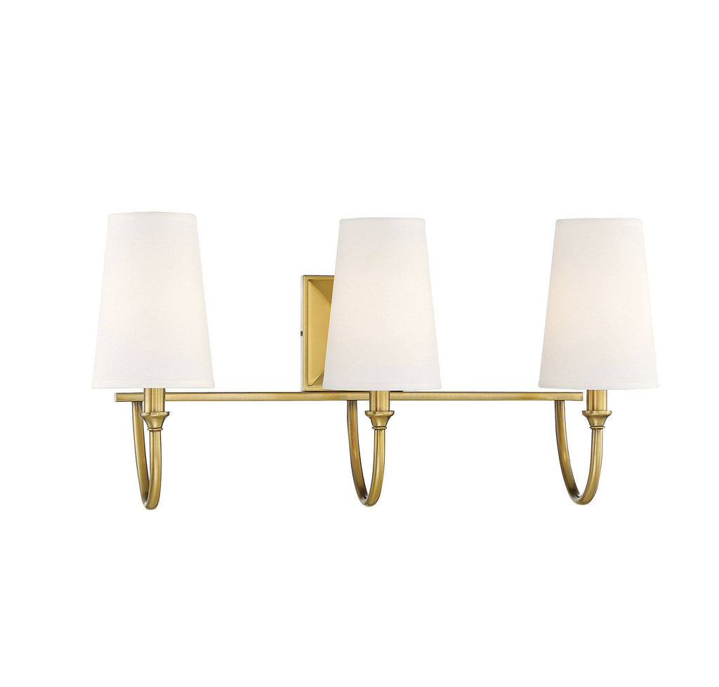 Warm Brass 3 Light Bath H970590