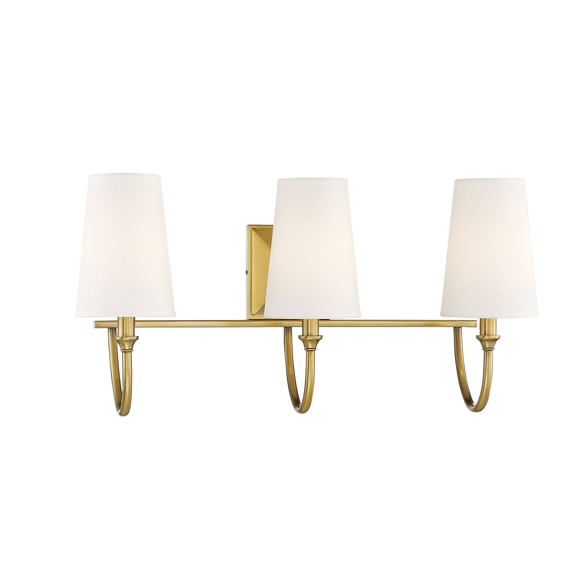 Warm Brass 3 Light Bath H970590