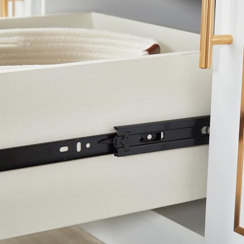White Wood Storage Closet with Doors and Hanging Rod I69927