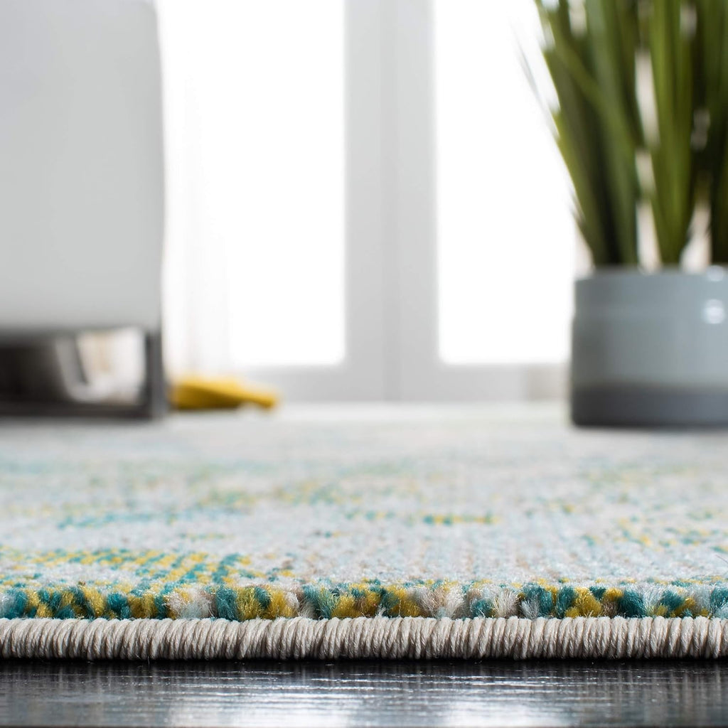 Green & Blue Runner Rug P67887