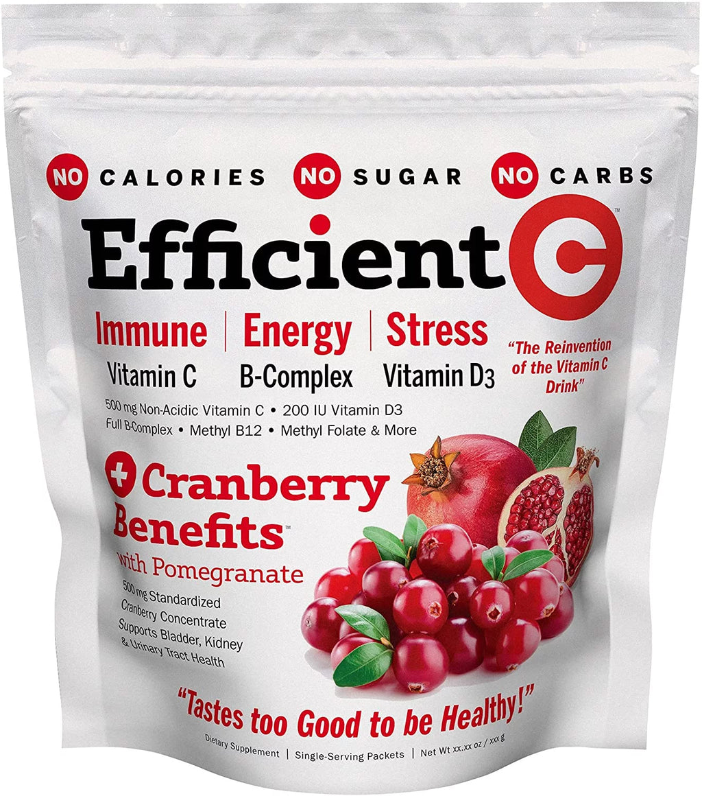 Efficient C + Cranberry 180 Packets T889