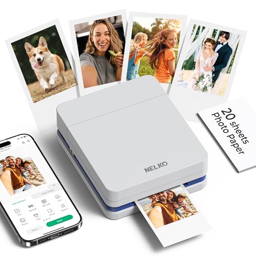 White Portable Mini Photo Printer I26217