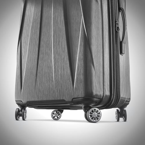 Black Hardside Expandable Luggage with Spinner Wheels, Carry-On 20-Inch R353960