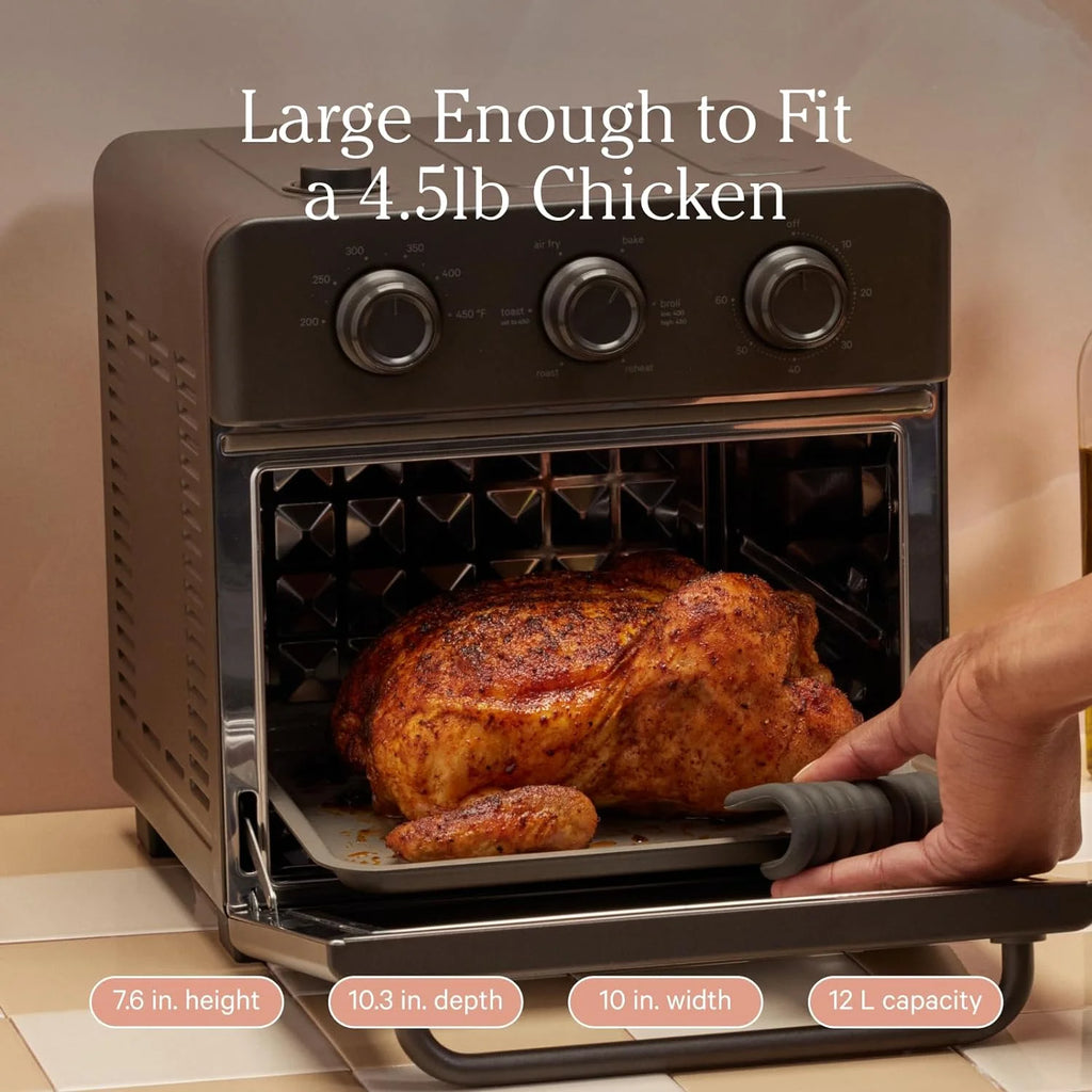 6-in-1 Air Fryer & Toaster Oven with Steam Infusion T802