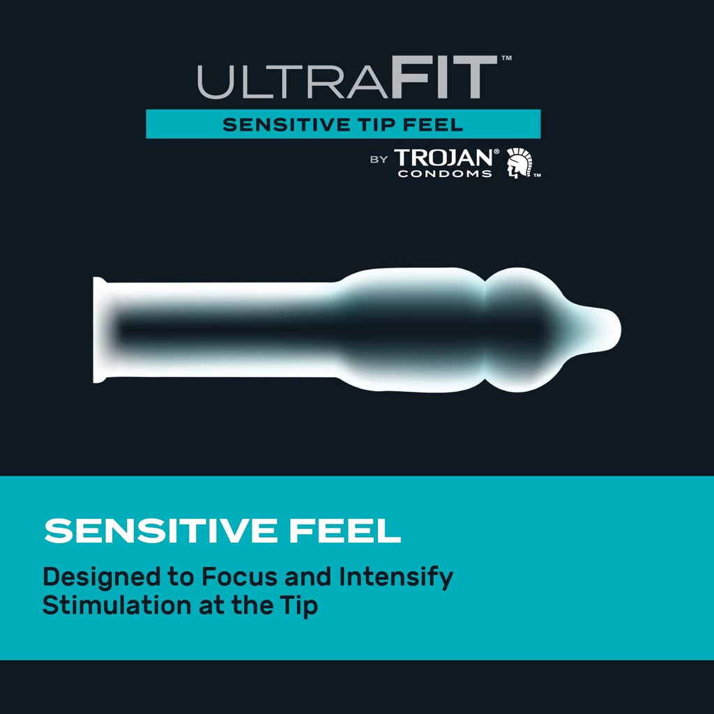 Ultrafit Sensitive Tip Condoms, 10 Count X62174