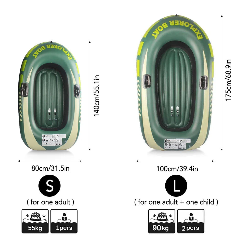 Inflatable Boat Fishing Boat Canoe Kayak for One Person C71091